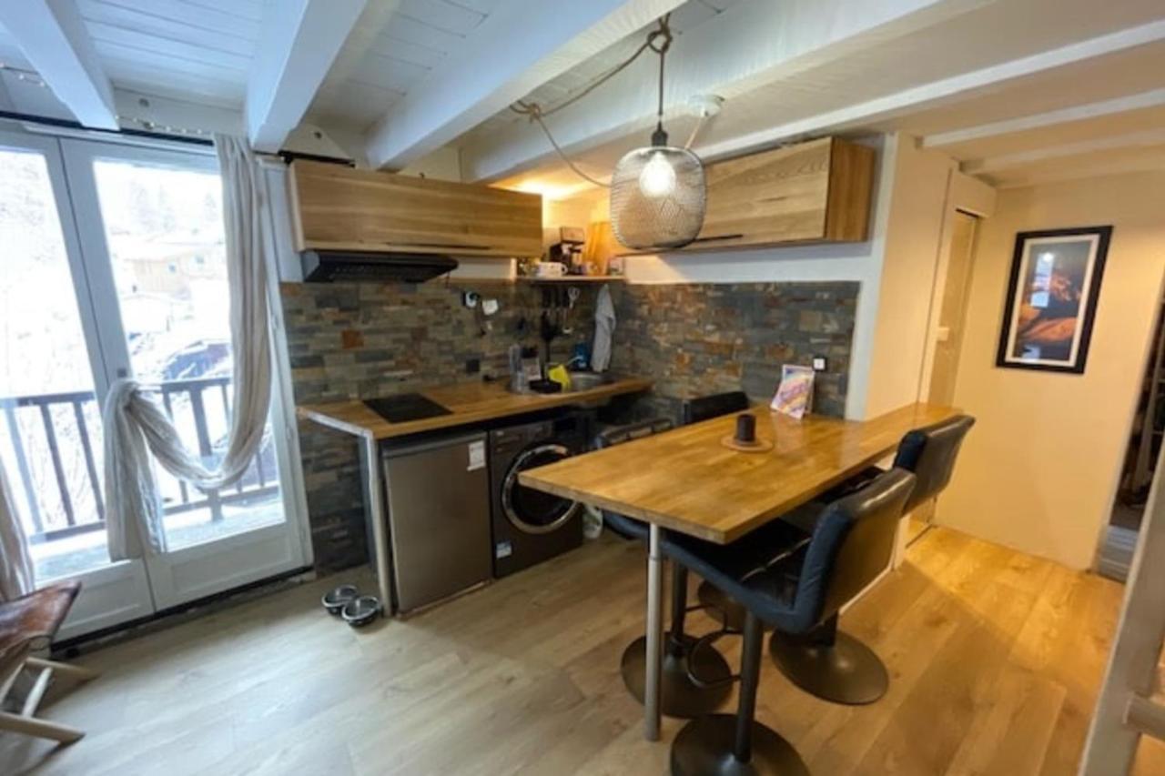 Apt With Nice View Near The Center Of Chamonix Mont Blanc Exterior foto