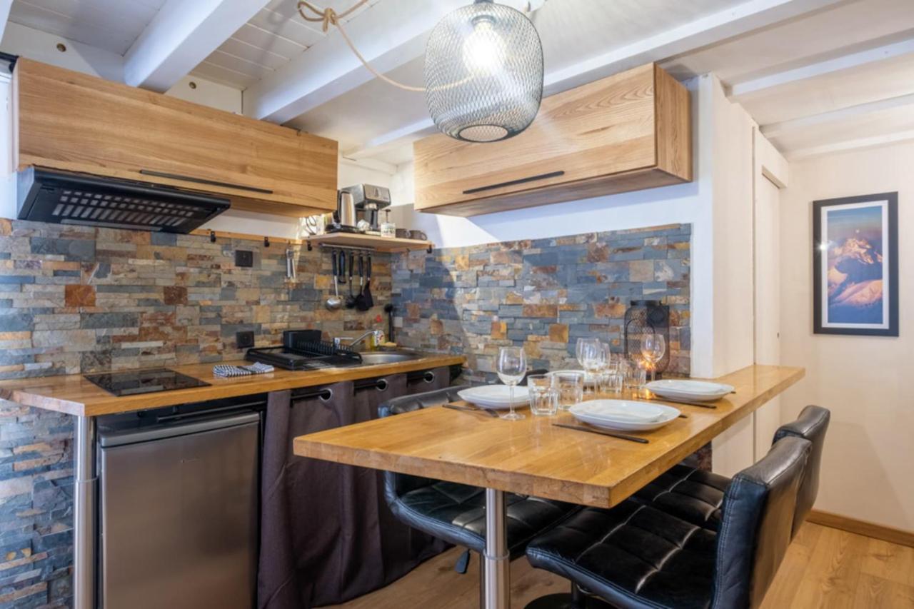 Apt With Nice View Near The Center Of Chamonix Mont Blanc Exterior foto